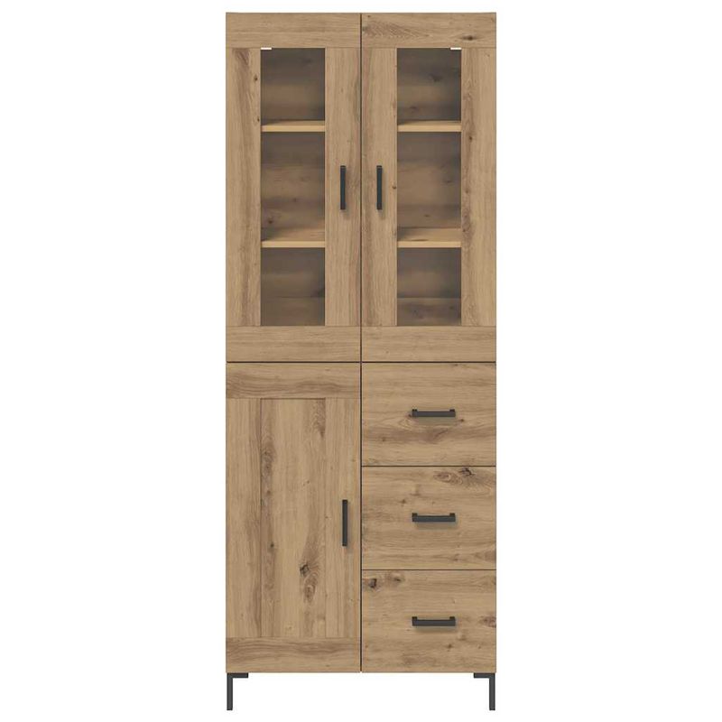 Casa si Gradina - Mobilier - Comode si corpuri - Corpuri bucatarie - Bufet 2 pcs Stejar Artizanal 69,5 x 34 x 180 cm Lemn compozit - Infinity.ro