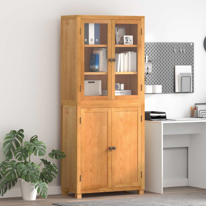 Casa si Gradina - Mobilier - Dulapuri si sifoniere - Dulapuri - Set de Mobilier pentru Depozitare cu usa Maro Lemn compozit - Infinity.ro