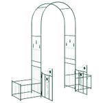 Casa si Gradina - Gradina si terasa - Decoratiuni exterior - Arcade - Arc de Gradina Simplu Verde 203 x 50 x 218 cm - Infinity.ro