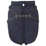 Petshop - Articole imbracaminte - Haine animale - Haina pentru Caini Albastru marin 4XL Fleece si poliester - Infinity.ro