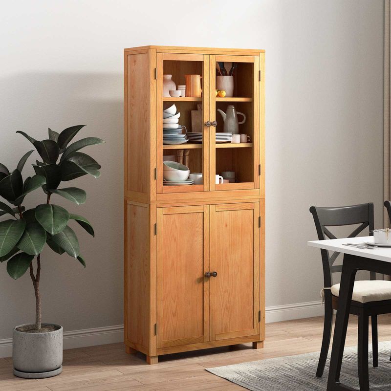 Casa si Gradina - Mobilier - Dulapuri si sifoniere - Dulapuri - Set de Mobilier pentru Depozitare cu usa Maro Lemn compozit - Infinity.ro