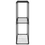 Casa si Gradina - Gradinarit si plante - Plante si ghivece - Ghivece si suporturi - Stand pentru plante cu 3 niveluri Negru 100 x 32 x 102 cm Otel - Infinity.ro