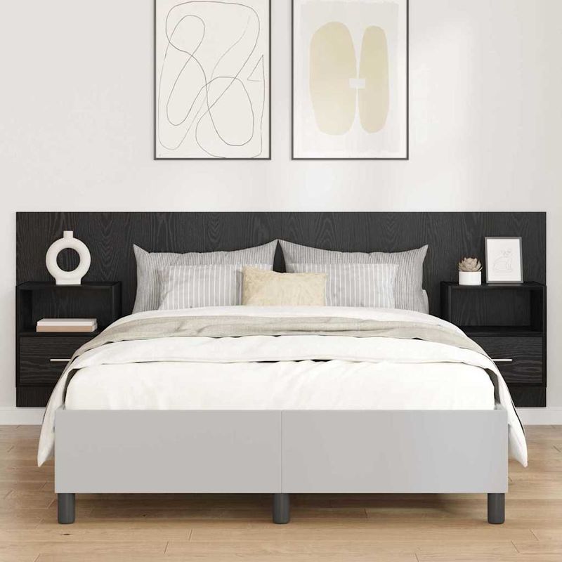 Casa si Gradina - Mobilier - Paturi si accesorii - Accesorii paturi - Tablie de pat cu LED, gri inchis, 144x5x118/128 cm, catifea - Infinity.ro