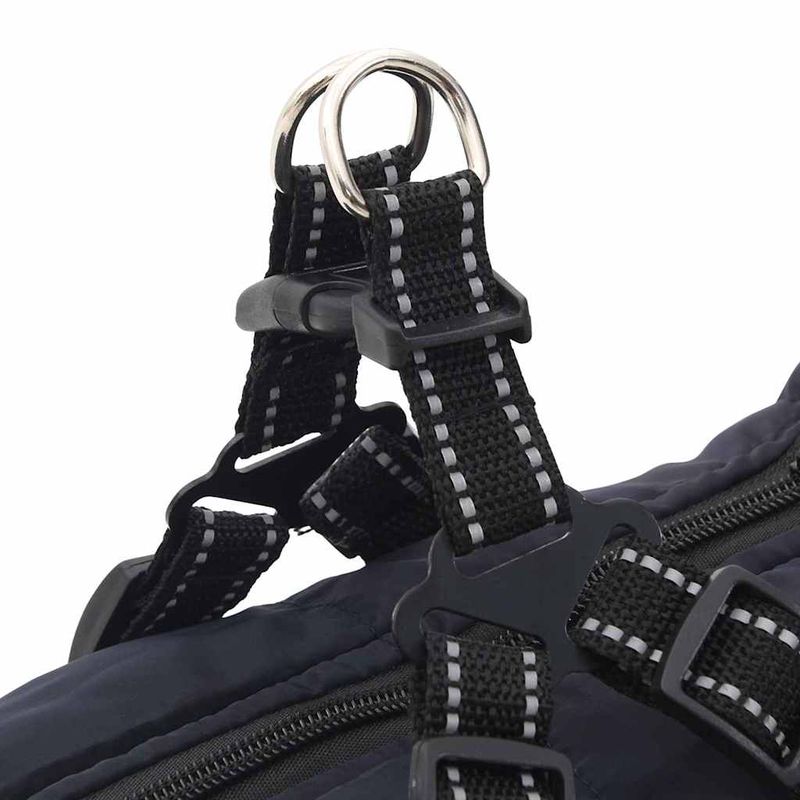 Petshop - Articole imbracaminte - Haine animale - Haina pentru Caini Albastru marin 4XL Fleece si poliester - Infinity.ro