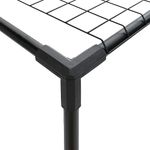 Casa si Gradina - Gradinarit si plante - Plante si ghivece - Ghivece si suporturi - Stand pentru plante cu 3 niveluri Negru 100 x 32 x 102 cm Otel - Infinity.ro