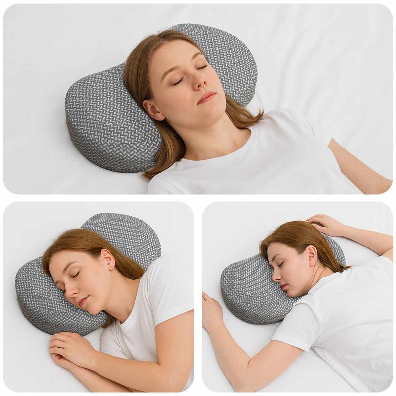 Casa si Gradina - Textile si covoare - Perne si pilote - Perne - Perna cu perna Gri 55 x 36 x 10 cm Poliester - Infinity.ro