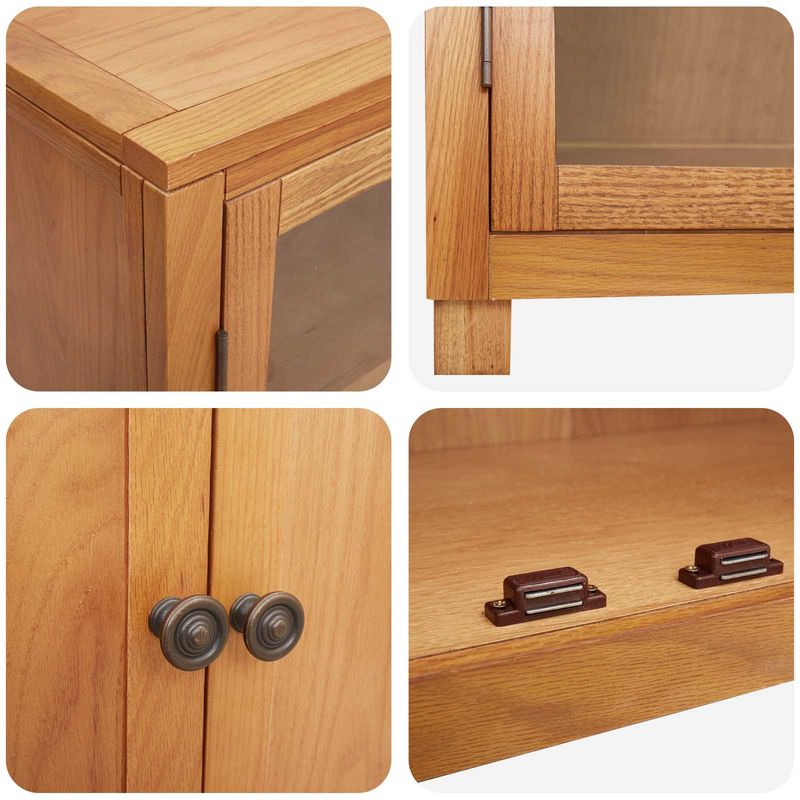 Casa si Gradina - Mobilier - Dulapuri si sifoniere - Dulapuri - Set de Mobilier pentru Depozitare cu usa Maro Lemn compozit - Infinity.ro