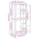 Casa si Gradina - Mobilier - Dulapuri si sifoniere - Dulapuri - Set de Mobilier pentru Depozitare cu usa Maro Lemn compozit - Infinity.ro