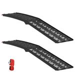 Auto si Moto - Remorci si platforme auto - Rampa de Incarcare 2 pcs Negru 222 x 29 x 14 cm Aluminiu - Infinity.ro