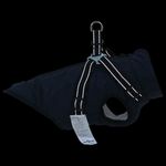 Petshop - Articole imbracaminte - Haine animale - Haina pentru Caini cu ham Albastru marin L Fleece si poliester - Infinity.ro