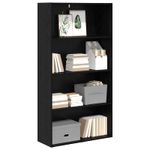 Casa si Gradina - Mobilier - Biblioteci si rafturi - Biblioteci - Dulap pentru carti Stejar Negru 80 x 30 x 151,5 cm - Infinity.ro