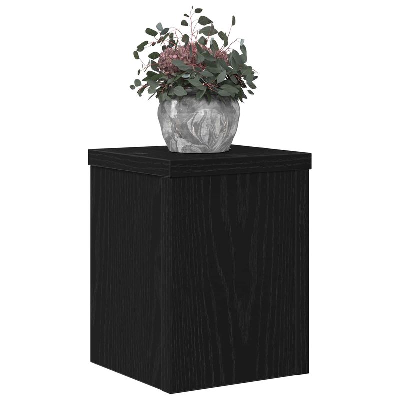 Casa si Gradina - Gradinarit si plante - Plante si ghivece - Ghivece si suporturi - Suport pentru plante 2 pcs Stejar Negru 15 x 15 x 20 cm - Infinity.ro