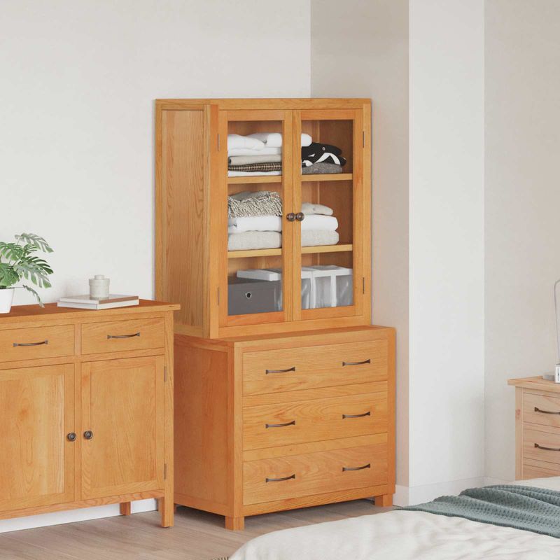 Casa si Gradina - Mobilier - Dulapuri si sifoniere - Dulapuri - Set de Mobilier pentru Depozitare cu sertar Maro Lemn compozit - Infinity.ro