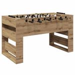 Sport si Outdoor - Alte sporturi - Mese fusball - Maza de Fotbal 2 pcs Stejar Artizanal 146,5 x 74 x 85 cm - Infinity.ro