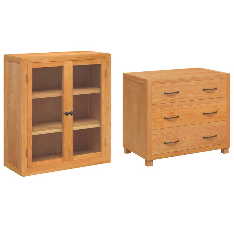 Casa si Gradina - Mobilier - Dulapuri si sifoniere - Dulapuri - Set de Mobilier pentru Depozitare cu sertar Maro Lemn compozit - Infinity.ro