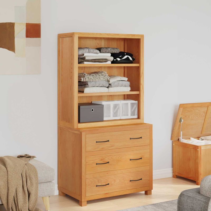 Casa si Gradina - Mobilier - Dulapuri si sifoniere - Dulapuri - Set de Mobilier pentru Depozitare cu sertar Maro Lemn compozit - Infinity.ro