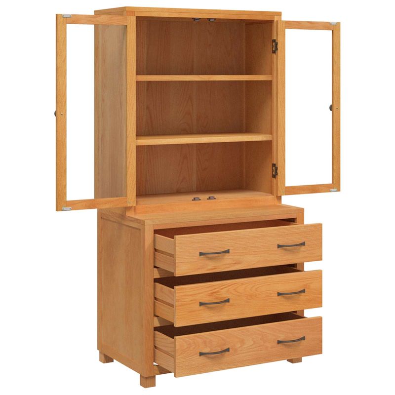 Casa si Gradina - Mobilier - Dulapuri si sifoniere - Dulapuri - Set de Mobilier pentru Depozitare cu sertar Maro Lemn compozit - Infinity.ro