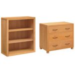 Casa si Gradina - Mobilier - Dulapuri si sifoniere - Dulapuri - Set de Mobilier pentru Depozitare cu sertar Maro Lemn compozit - Infinity.ro