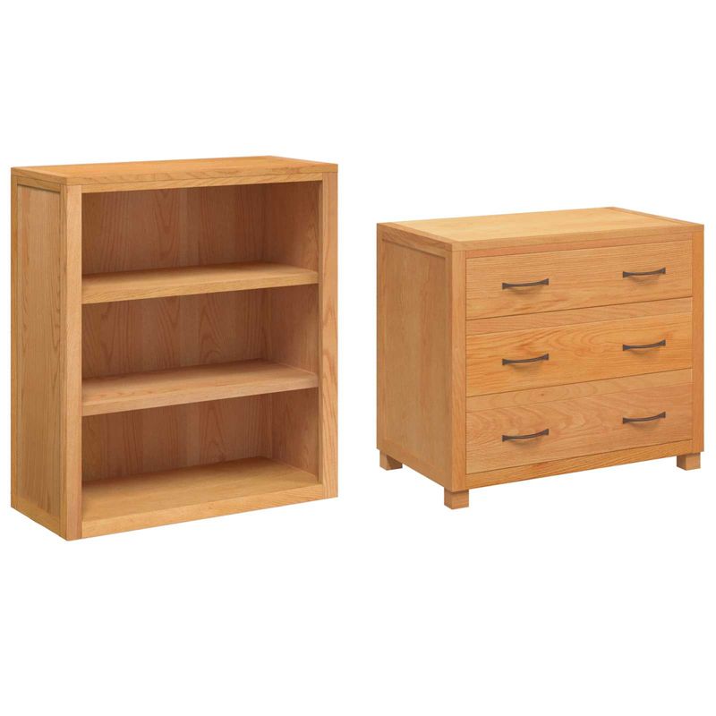 Casa si Gradina - Mobilier - Dulapuri si sifoniere - Dulapuri - Set de Mobilier pentru Depozitare cu sertar Maro Lemn compozit - Infinity.ro