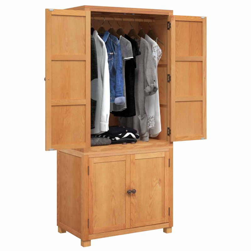 Casa si Gradina - Mobilier - Dulapuri si sifoniere - Dulapuri - Set de Mobilier pentru Depozitare cu usa Maro Lemn compozit - Infinity.ro