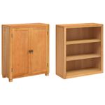 Casa si Gradina - Mobilier - Dulapuri si sifoniere - Dulapuri - Set de Mobilier pentru Depozitare cu usa Maro Lemn compozit - Infinity.ro