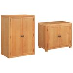 Casa si Gradina - Mobilier - Dulapuri si sifoniere - Dulapuri - Set de Mobilier pentru Depozitare cu usa Maro Lemn compozit - Infinity.ro
