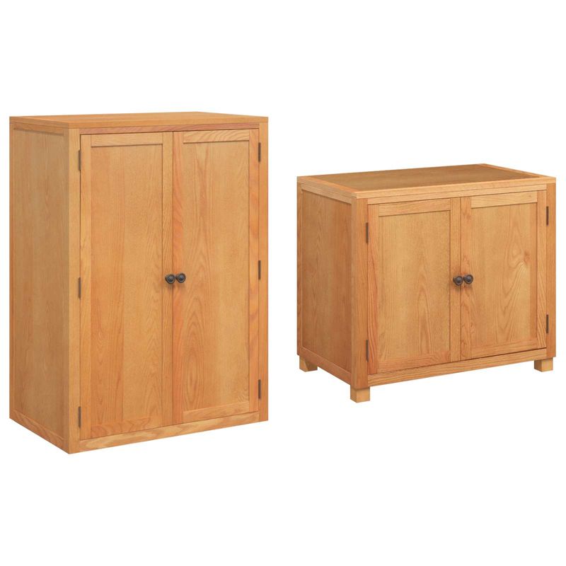 Casa si Gradina - Mobilier - Dulapuri si sifoniere - Dulapuri - Set de Mobilier pentru Depozitare cu usa Maro Lemn compozit - Infinity.ro