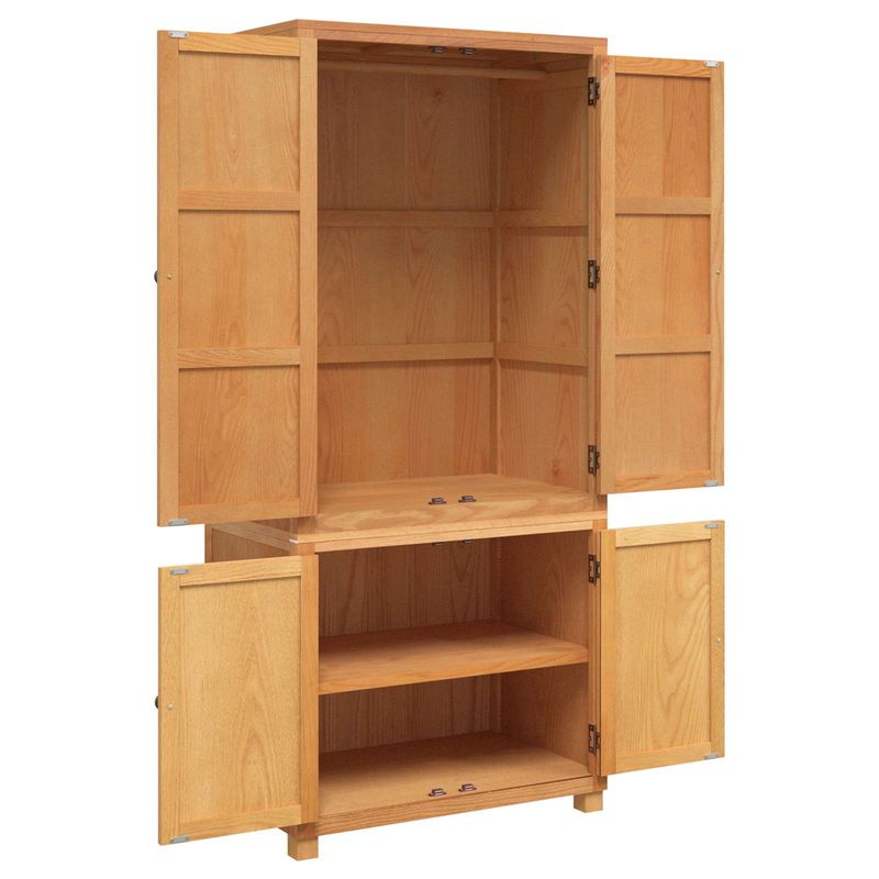 Casa si Gradina - Mobilier - Dulapuri si sifoniere - Dulapuri - Set de Mobilier pentru Depozitare cu usa Maro Lemn compozit - Infinity.ro