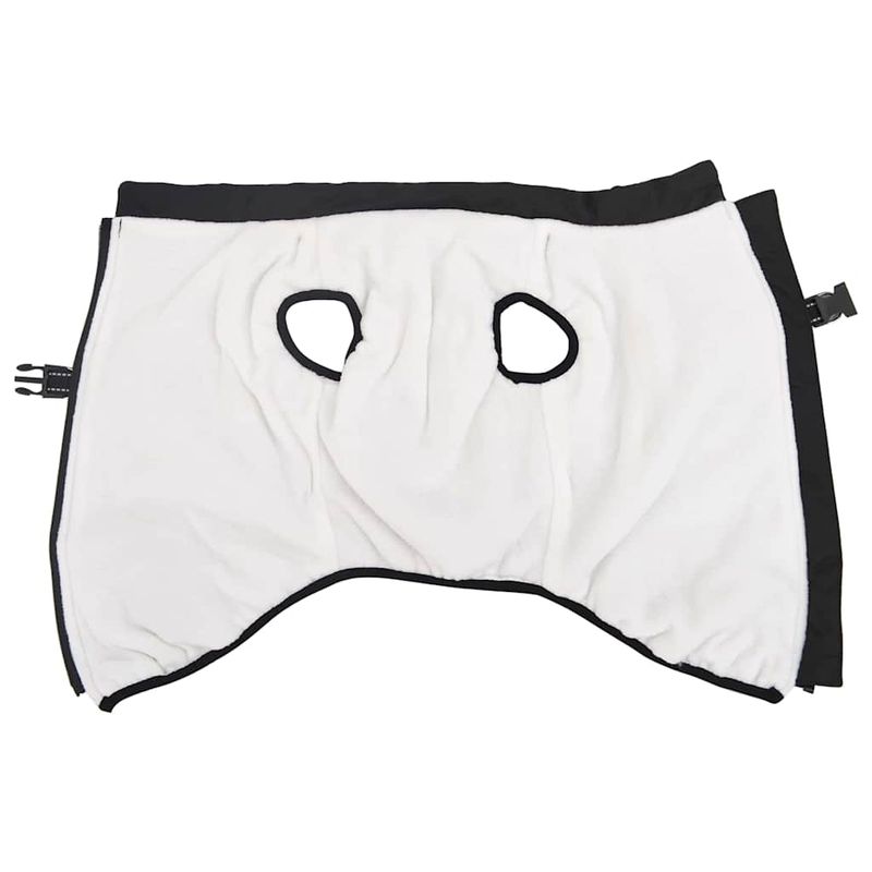 Petshop - Articole imbracaminte - Haine animale - Haina pentru Caini cu ham Negru 3XL Fleece si poliester - Infinity.ro