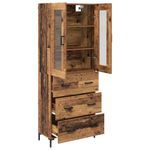 Casa si Gradina - Mobilier - Comode si corpuri - Corpuri bucatarie - Bufet 2 pcs Lemn vechi 69,5 x 34 x 180 cm Lemn compozit - Infinity.ro
