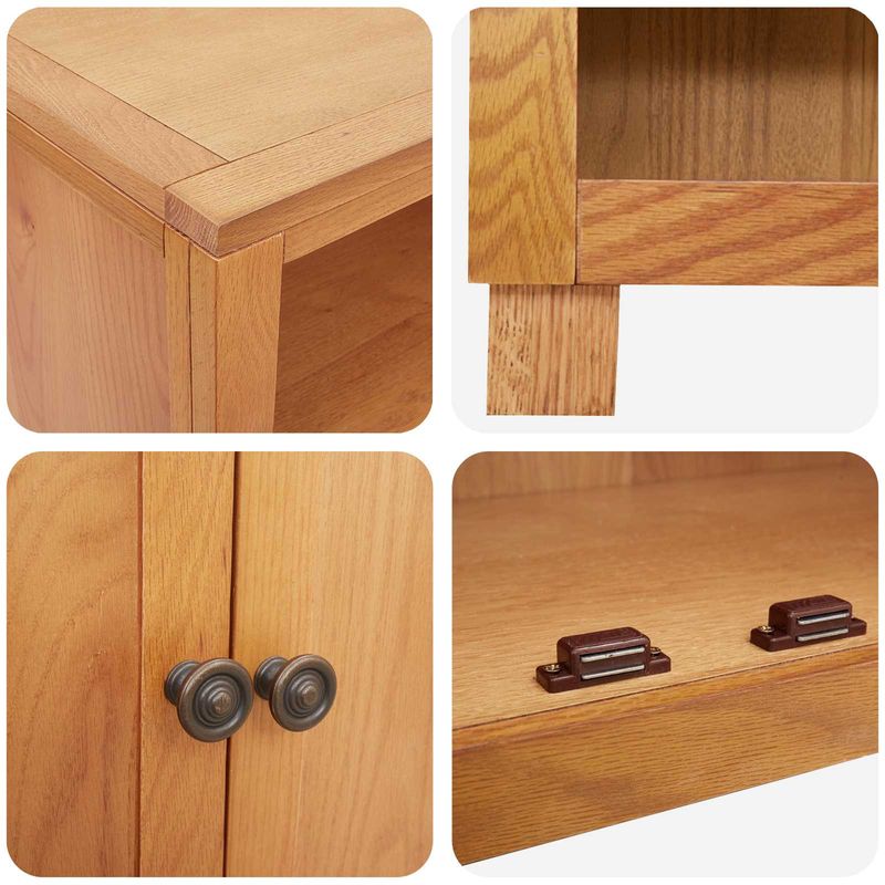 Casa si Gradina - Mobilier - Dulapuri si sifoniere - Dulapuri - Set de Mobilier pentru Depozitare cu usa Maro Lemn compozit - Infinity.ro