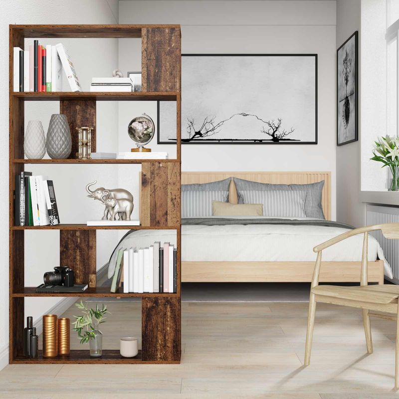 Casa si Gradina - Mobilier - Biblioteci si rafturi - Biblioteci - Dulap pentru carti Lemn vechi 80 x 24 x 159 cm Lemn compozit - Infinity.ro