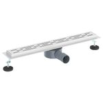 Casa si Gradina - Constructii - Materiale constructii - Sisteme de scurgere - Drenaj de dus 362 Grade cu Design pe Linie Argintiu 60 cm - Infinity.ro