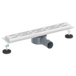 Casa si Gradina - Constructii - Materiale constructii - Sisteme de scurgere - Drenaj de dus 362 Grade cu Design pe Linie Argintiu 50 cm - Infinity.ro