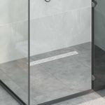 Casa si Gradina - Constructii - Materiale constructii - Sisteme de scurgere - Drenaj de dus 362 Grade cu Design pe Linie Argintiu 60 cm - Infinity.ro