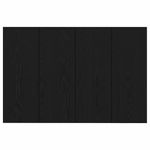Casa si Gradina - Mobilier - Paturi si accesorii - Accesorii paturi - Tablie de pat cu LED, gri inchis, 147x16x118/128 cm, textil - Infinity.ro