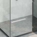 Casa si Gradina - Constructii - Materiale constructii - Sisteme de scurgere - Drenaj de dus 362 Grade cu Design pe Linie Argintiu 50 cm - Infinity.ro