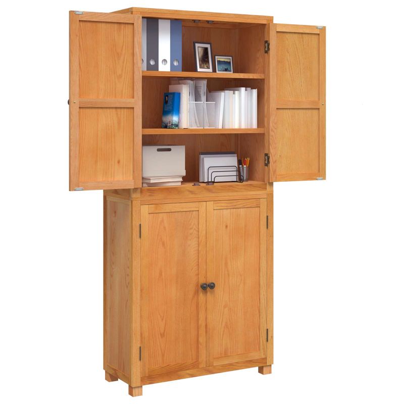 Casa si Gradina - Mobilier - Dulapuri si sifoniere - Dulapuri - Set de Mobilier pentru Depozitare cu usa Maro Lemn compozit - Infinity.ro