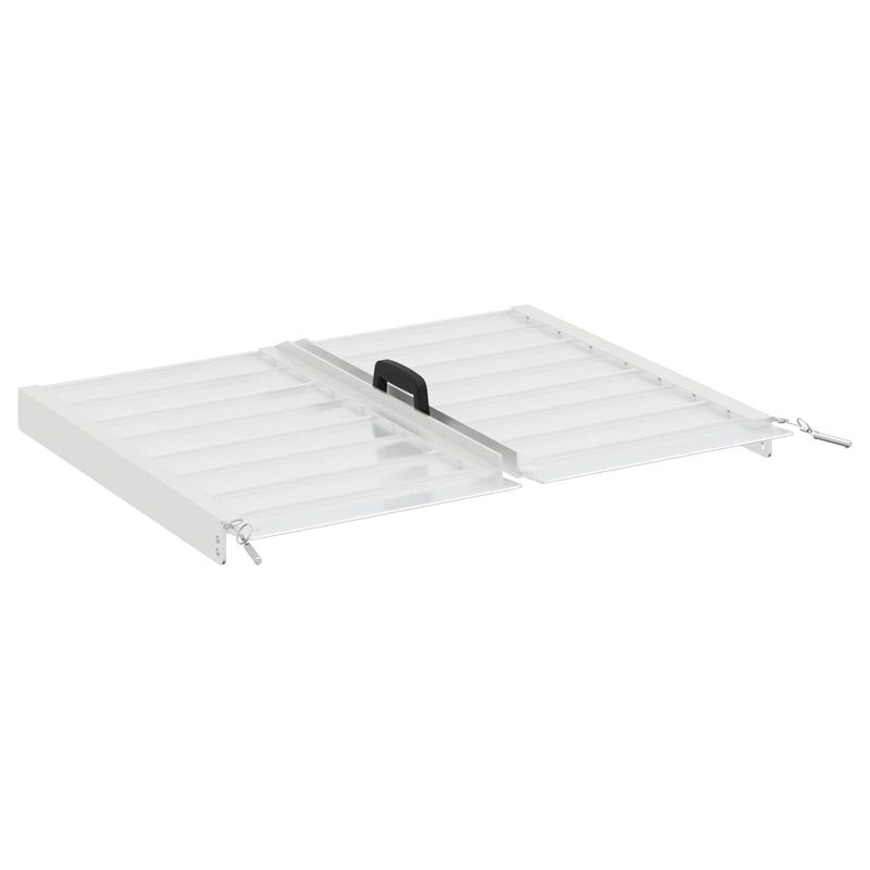 Auto si Moto - Remorci si platforme auto - Rampa pentru scaun cu rotile Argintiu 62 x 73 x 5 cm Aluminiu - Infinity.ro