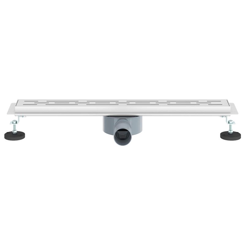 Casa si Gradina - Constructii - Materiale constructii - Sisteme de scurgere - Drenaj de dus 362 Grade cu Design pe Linie Argintiu 60 cm - Infinity.ro