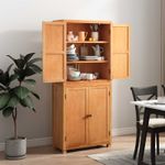 Casa si Gradina - Mobilier - Dulapuri si sifoniere - Dulapuri - Set de Mobilier pentru Depozitare cu usa Maro Lemn compozit - Infinity.ro
