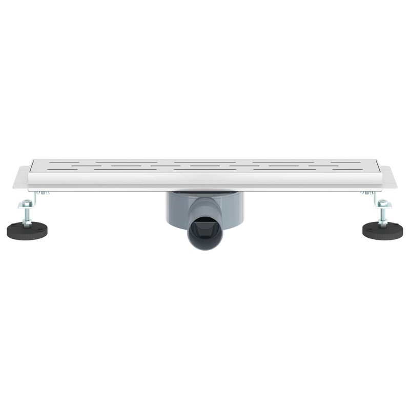 Casa si Gradina - Constructii - Materiale constructii - Sisteme de scurgere - Drenaj de dus 362 Grade cu Design pe Linie Argintiu 50 cm - Infinity.ro