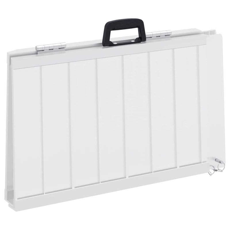Auto si Moto - Remorci si platforme auto - Rampa pentru scaun cu rotile Argintiu 62 x 73 x 5 cm Aluminiu - Infinity.ro
