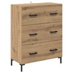 Casa si Gradina - Mobilier - Comode si corpuri - Corpuri bucatarie - Bufet 2 pcs Stejar Artizanal 69,5 x 34 x 180 cm Lemn compozit - Infinity.ro