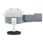 Casa si Gradina - Constructii - Materiale constructii - Sisteme de scurgere - Drenaj de dus 362 Grade cu Design pe Linie Argintiu 60 cm - Infinity.ro