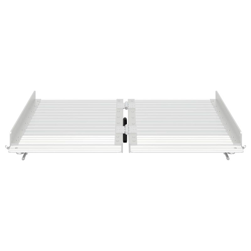 Auto si Moto - Remorci si platforme auto - Rampa pentru scaun cu rotile Argintiu 62 x 73 x 5 cm Aluminiu - Infinity.ro