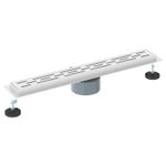 Casa si Gradina - Constructii - Materiale constructii - Sisteme de scurgere - Drenaj de dus 362 Grade cu Design pe Linie Argintiu 60 cm - Infinity.ro