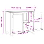 Casa si Gradina - Mobilier - Dulapuri si sifoniere - Dulapuri - Dulap cu depozitare cu usa Maro Lemn compozit - Infinity.ro