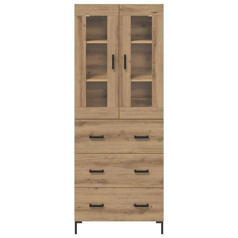 Casa si Gradina - Mobilier - Comode si corpuri - Corpuri bucatarie - Bufet 2 pcs Stejar Artizanal 69,5 x 34 x 180 cm Lemn compozit - Infinity.ro