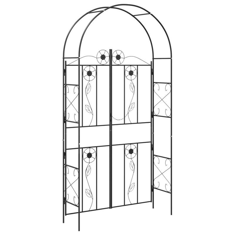 Casa si Gradina - Gradina si terasa - Decoratiuni exterior - Arcade - Arc de Gradina Simplu Negru - Infinity.ro